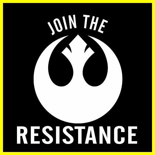 送料無料 Join the Resistance 6&quot; Vinyl ステッカー Car Decal ...
