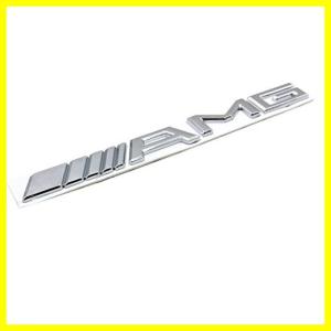 ステッカーs New 3D Car Logo Silver Chrome Trunk Decal Badge エンブレム Autos Vehicles｜kurashi-net-com