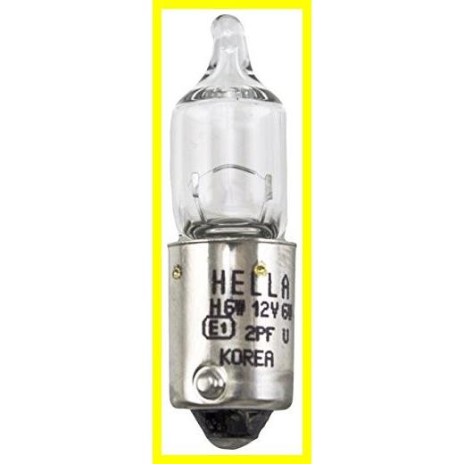 送料無料 HELLA H6W Long Life Miniature Halogen Bulb, 1...