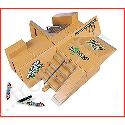 Kidsdream 8個セット Skate Park Kit Ramp パーツ  Tech Deck...