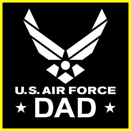 Air Force Dad エンブレム Vinyl Decal ステッカー | Cars Truck...