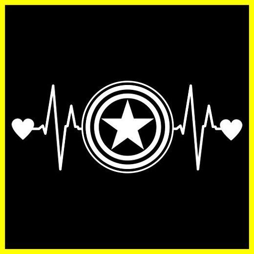 送料無料 CCI Captain America Love Heartbeat Avengers M...