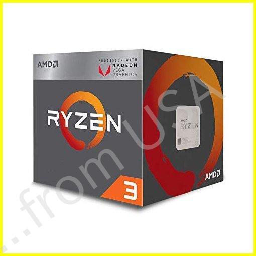 AMD CPU Ryzen 3 2200G with Wraith Stealth cooler Y...