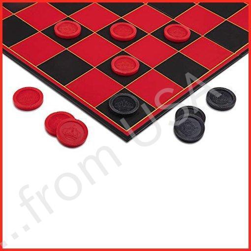 Pot Games Checkers Board ? Stackable Grooves to Se...