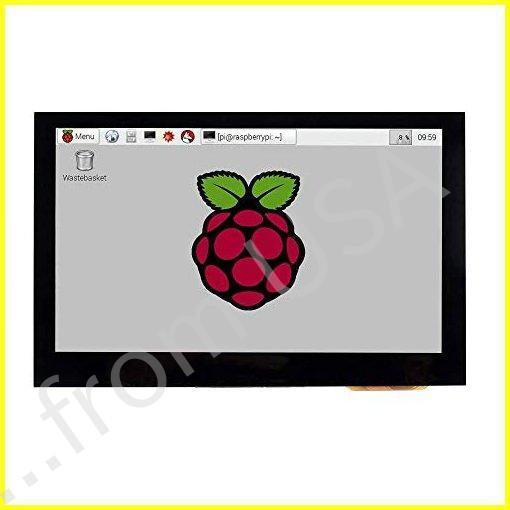 Raspberry Pi LCD 4.3インチ 静電容量式タッチスクリーン 800×480 解像度 ...