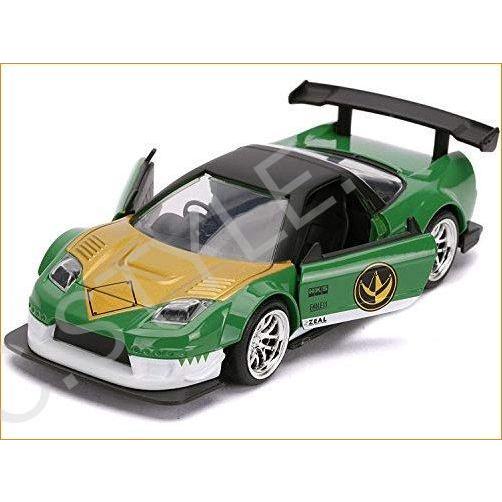 Jada Toys パワー Rangers 1:32 グリーン Ranger 2002 ホンダ NS...