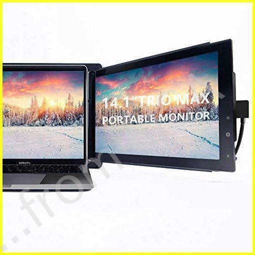 Trio Max ポータブル Monitor  Laptop, 14.1&quot; Full HD IPS ...