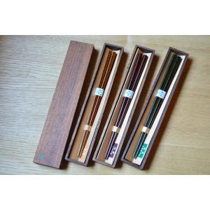 箸 古代若狭塗 磯時雨 伝統工芸 漆塗り 螺鈿 1膳 一膳 お箸 おはし