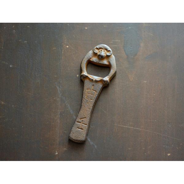 南部鉄器【栓抜き 申 (さる)｜鈴木盛久工房 (岩手県)】おすすめ かわいい おしゃれ 動物 シンプ...