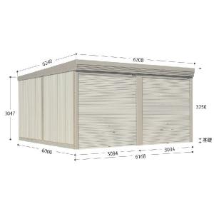 タクボ ガレージ 倉庫ＣＬ−6260  カールフォーマ  一般型/標準屋根｜kurashi-syuunou