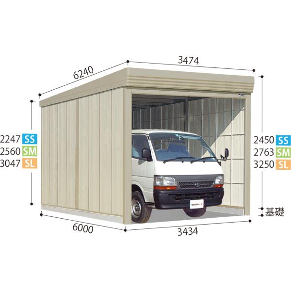 タクボ ガレージ 倉庫ＳＬ−３４６０  ベルフォーマ  一般型/標準屋根