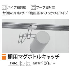 数量限定　棚小物　特別価格　便利　おしゃれ　TKB-2 タクボ 棚用マグボトルキャッチ｜kurashi-syuunou