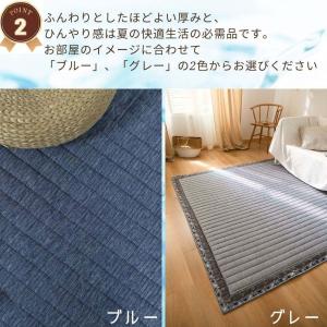 ひんやり 冷感ラグ 猫 花火冷感カーペット 1...の詳細画像3