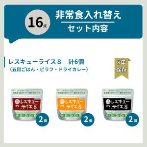 防災グッズ 非常食 買い替えセット 2人用 1...の詳細画像2