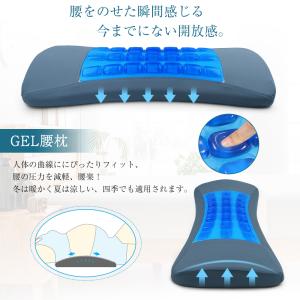 腰枕 腰痛 低反発 枕 腰楽 腰痛改善グッズ ...の詳細画像3