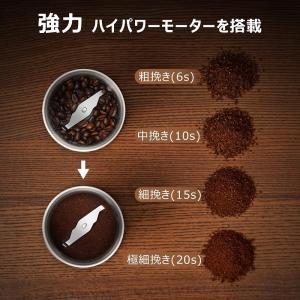 新モデル 電動コーヒーミル コーヒーグラインダ...の詳細画像1