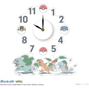 Pokemon（ポケモン） ポケットモンスター「アイコンウォールクロック