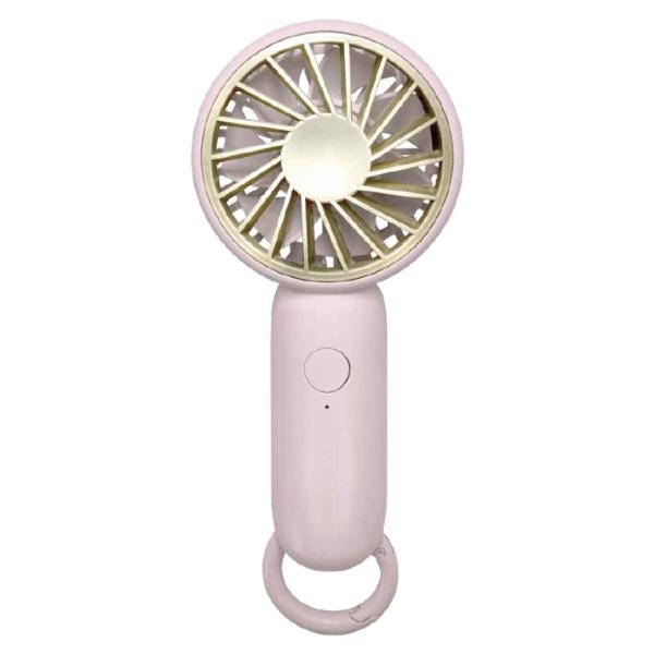 東洋ケース ハンディフックファン HF-H3-PK ペールピンク USB充電式 （ポスト投函配送 ネ...