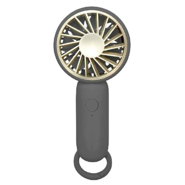 東洋ケース ハンディフックファン HF-H3-GY ダークグレー USB充電式 （ポスト投函配送 ネ...