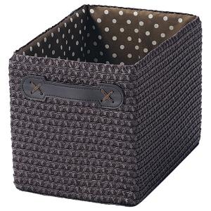 ちどり産業 PPバスケット 浅型 13-91 ブラウン (幅36×奥行26×高さ12cm