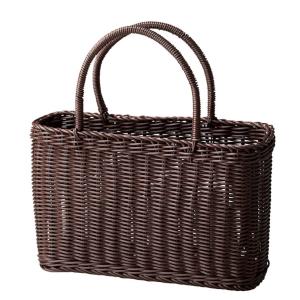 ちどり産業 PPかごバッグ 91-10 ホワイト お取り寄せ (幅37.5×奥行16.5