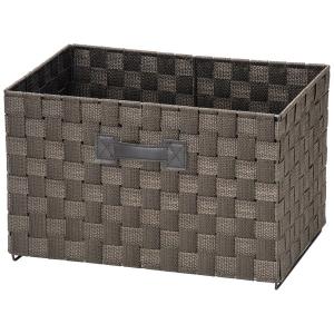 ちどり産業 PPストラップバスケット SF-907 ダークブラウン (幅18.5