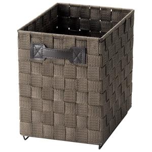 ちどり産業 PPストラップバスケット SF-907 ダークブラウン (幅18.5
