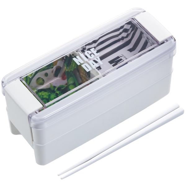 岩崎工業 Lustroware(ラストロウェア)  イージーケア レディースランチボックス 2段 B...