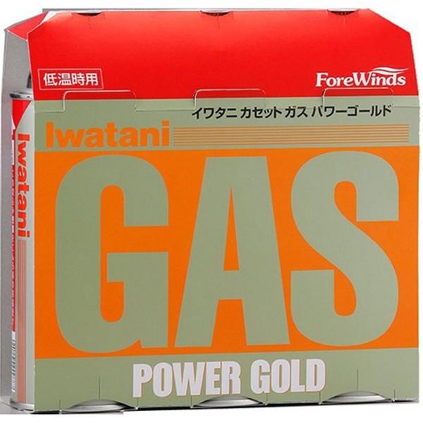 岩谷 イワタニ カセットガス パワーゴールド ３本パック CB-250-3PG  (低温時対応ガス)