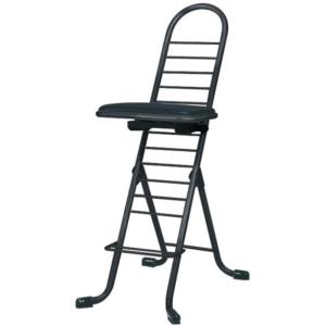 ルネセイコウ ジャンボベストワークチェア LP-800 BK ブラック (座面高