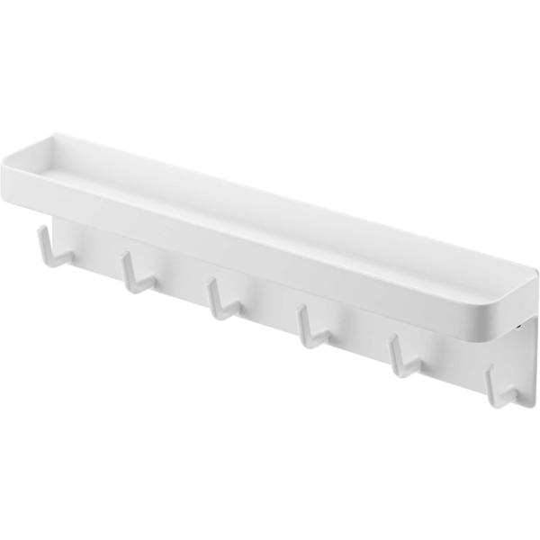 山崎実業 マグネットキーフック＆トレイ スマート WH ホワイト 2754