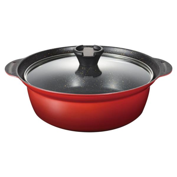 和平フレイズ RB-3199 なごみ丈膳 IH対応 フチ付き卓上鍋 24cm 8号サイズ 4〜5人用...