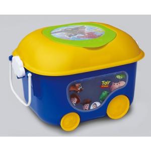 錦化成 窓付 おもちゃ箱 トイストーリー (幅58×奥行45×高さ38cm