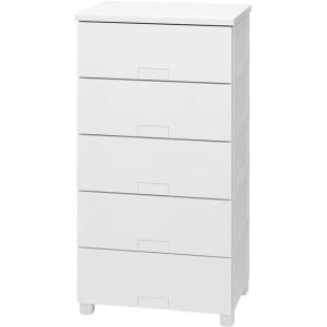 天馬 フィッツチェスト 5504 完成品チェスト 4段 ホワイト (幅55×奥行