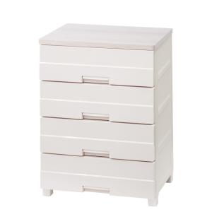 天馬 フィッツチェスト イージー 6504 完成品チェスト 4段 ベージュ (幅65×奥行41×高さ85cm 日本製)