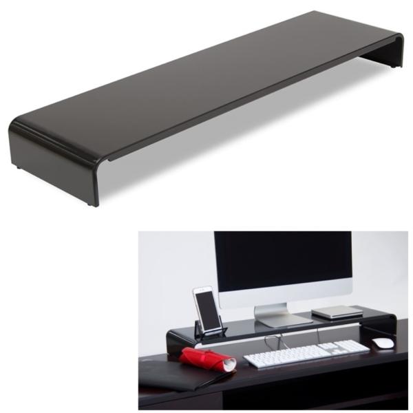 田窪工業所 PCラック キーボード収納 80cm幅 PCR-80KMP ブラック （幅80×奥行22...