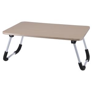 不二貿易 どこでも使えるミニテーブル 4830 ナチュラル (幅51.5×奥行30×高さ21cm)｜kurashiichibankan