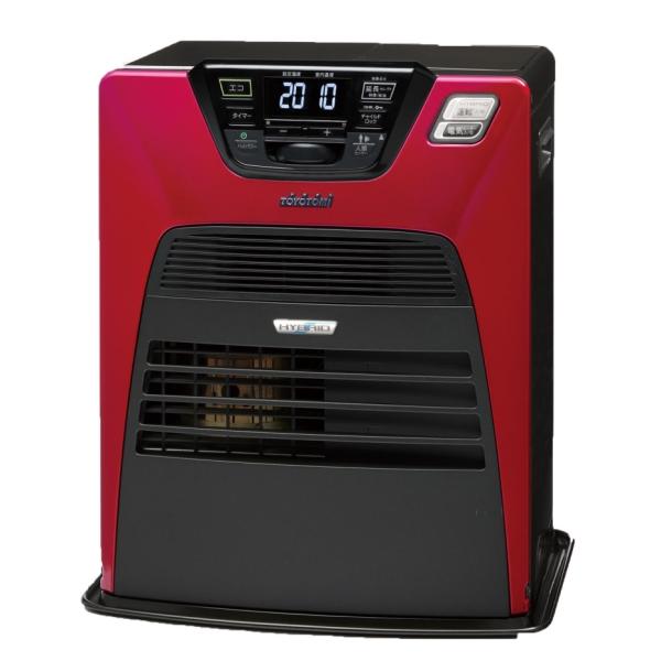 トヨトミ ハイブリッド石油ファンヒーター LC-SHB40N R ディープレッド(暖房出力3.99K...