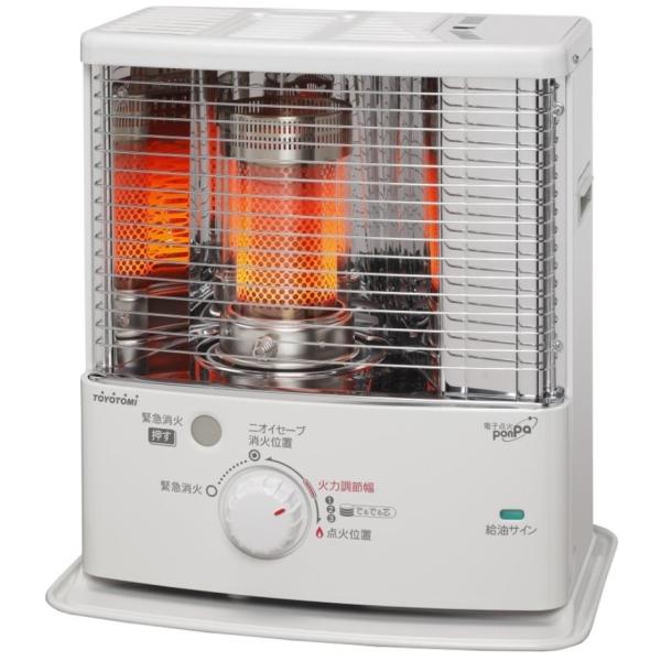トヨトミ 反射型石油ストーブ RS-S2924 W ホワイト (暖房出力2.87KW コンクリート1...