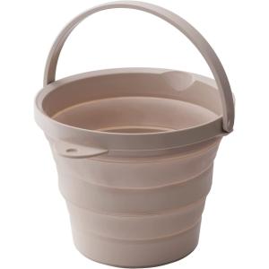 伊勢藤 ISETO ソフトバケツ 8型 I-614 グレー (幅32.8×奥行き30×高さ