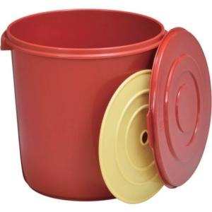 みそ樽 押し蓋付 #25 25L ブラウン 食品衛生法適合 日本製 つけもの