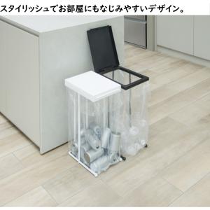 トンボ 袋を交換しやすいポリ袋ホルダー ホワイ...の詳細画像3