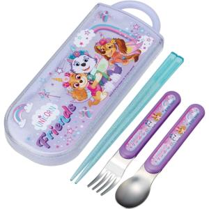 Skater スケーター TACC2AG 抗菌 食洗器対応 トリオセット パウパトロール ユニコーン 可愛い 女の子箸 お弁当 スプーンセット（ポスト投函配送ネコポス）