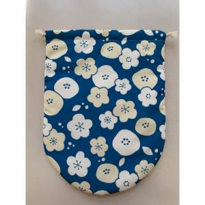 タンゲ化学 湯たんぽ袋 キルティング 和柄 藍 Lサイズ 湯たんぽ対応サイズ2.6L〜3.5Lまで (ポスト投函配送 ネコポス)