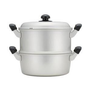 アカオ アルミ 角型蒸器33cm 一重（蒸し器・蒸し鍋） : モノタス業務用