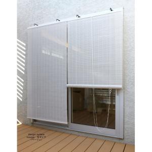 三宅製簾 樹脂製すだれ モザイク 88×135...の詳細画像2