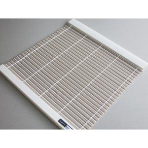 三宅製簾 樹脂製すだれ モザイク 88×135 モカの詳細画像2