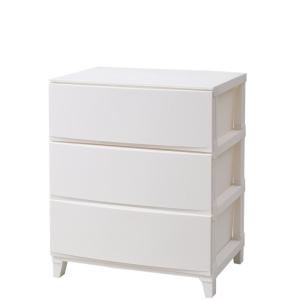 天馬 フィッツチェスト 5504 完成品チェスト 4段 ホワイト (幅55×奥行