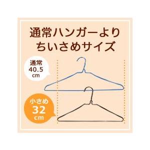 バラ売り 小さめ針金ハンガー 黒 青 白 1本...の詳細画像2