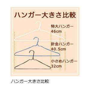 バラ売り 小さめ針金ハンガー 黒 青 白 1本...の詳細画像3